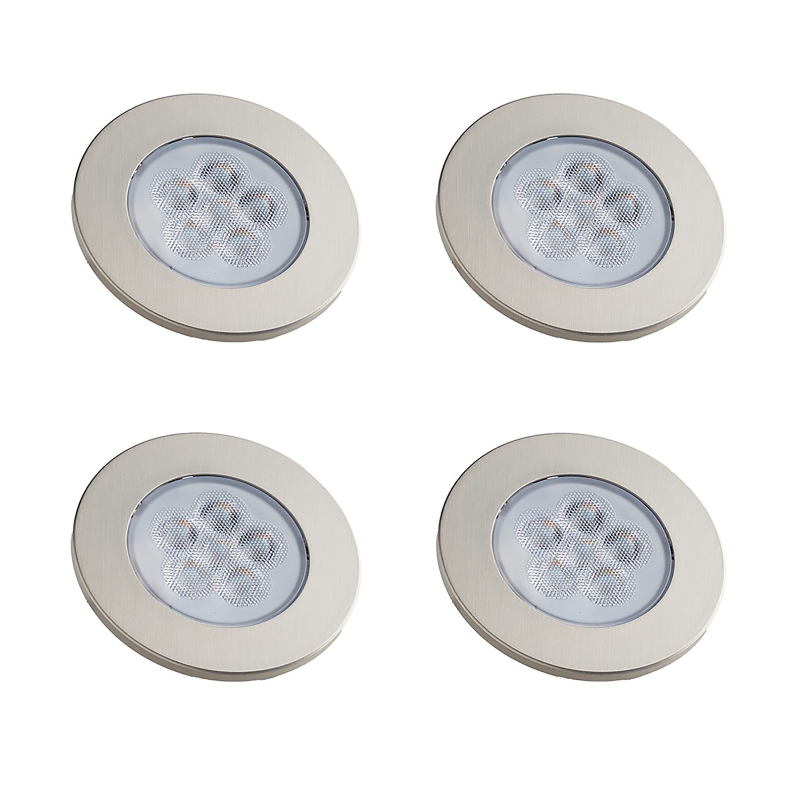 Pakketilbud med 4 stk LED Møbelspot og dimbar driver | Illuminor as Loevschall ID-LED Møbelspot 4 kit med dimbar driver | Illuminor as