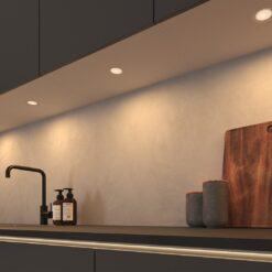 LEDshape under benkeplate