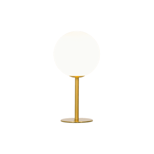 Molekyl bordlampe G9 25W Messing/Hvit | Illuminor as